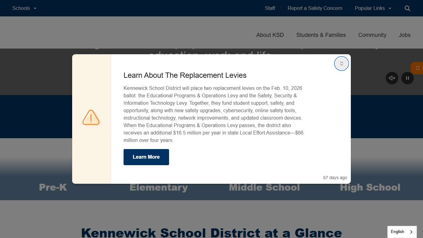 Kennewick School District - Home